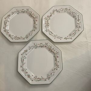 Johnson Bros 1981 Eternal Bean England Tableware 6 In Saucers Set 3 Appetizer